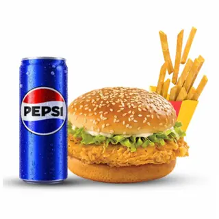 Chickenburger meni