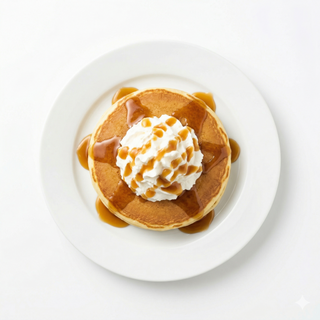 Tortita Con Nata y Sirope