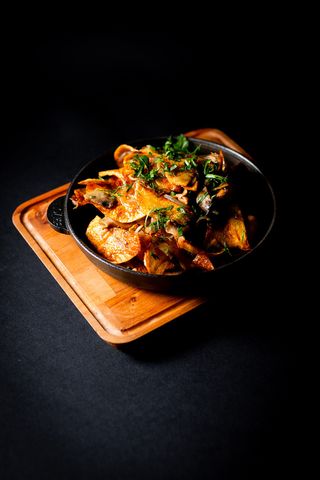 Картопля смажена з грибами (200/30)