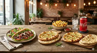 Menú Kebab Y Naan De Pollo
