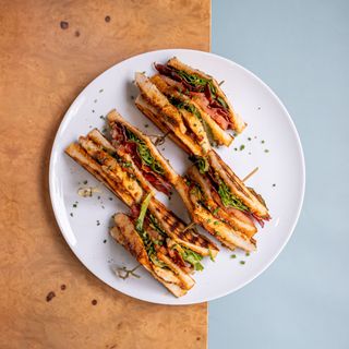 The WC Beautique Club Sandwich