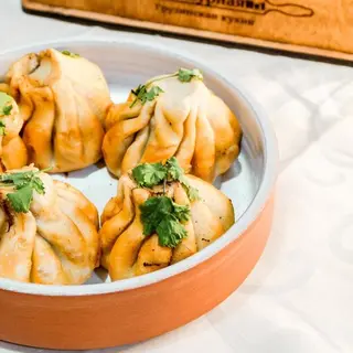Хинкали жареные с мясом телятины