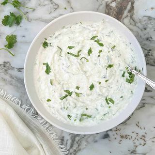 Cucumber raita