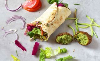 Falafel wrap