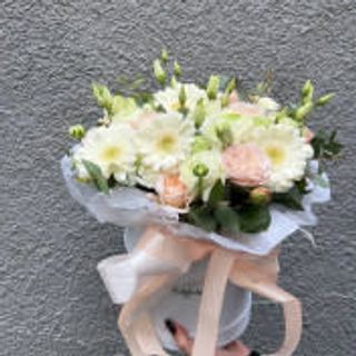 Flower Box "BIAŁA GERBERA"