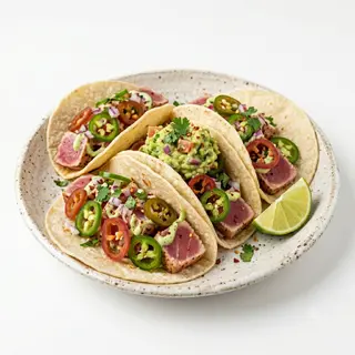 Taco De Jalapeño Y Atún (Pica)