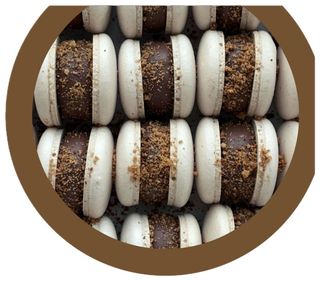 Макаронс Шоколадный чизкейк