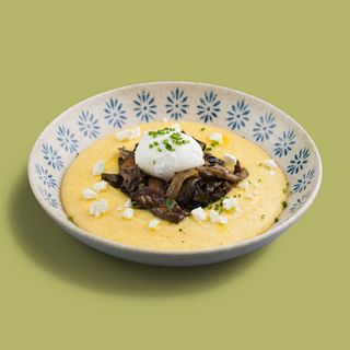 Kremasta palenta sa šumskim pečurkama