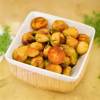 Картофи соте с копър и чесън