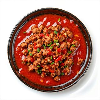 Carne Picada Con Salsa De Chile Y Vinagre