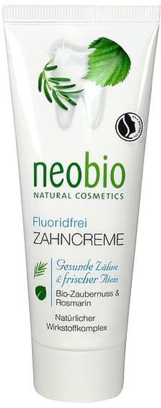 EKO Pasta do zębów bez fluoru z ksylitolem oraz z wyciągiem z oczaru wirgilskiego i rozmarynu 75 ml - NEOBIO