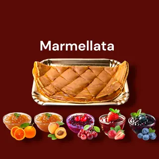 Crêpe con marmellata all'albicocca