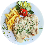 Piletina u sosu od šampinjona 400gr