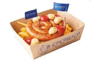 CârnațI de pui cu cartofi prăjiți