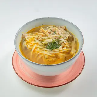 Суп лапша по-домашнему с курицей