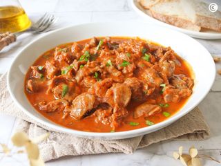 Mollejas de pollo con aceite picante