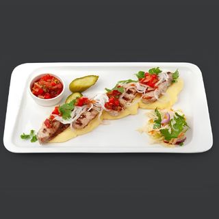 Кебаб с куриный с овощами