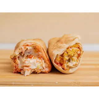 Beef Shawarma with 3 Sausages and Cheese