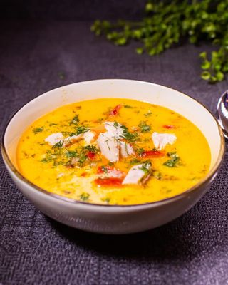 Ciorba de pui a la grec 