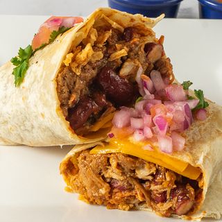 Burrito de pulled pork