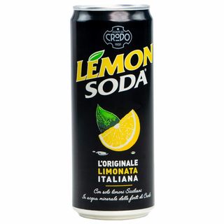 Lemon soda  in lattina