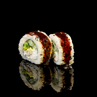 Каліфорнія з вугром в кунжуті (300гр)