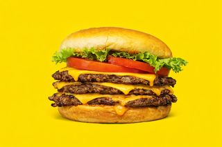 Triple Smash Burger + portion de frites offerte