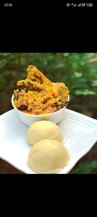 Egusi soup with beef