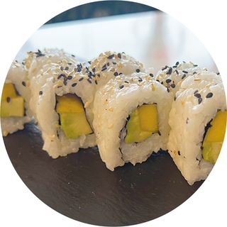 102. Hosomaki De Mango Y Aguacate (8 Uds.)