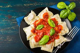 Ravioli cu ciuperci