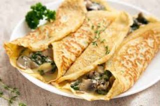 Блины Курица Грибы