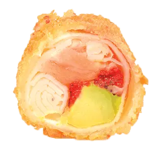 Rouleaux Saumon Frit