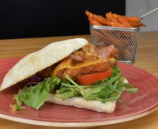 Pan de cristal de pollo crujiente