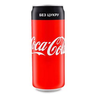 Кока-Кола ЗЕРО (0.33л) з/б