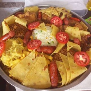LUSANIYA 8PPLE-Chips,pilau,chicken,beef,sausage,chapat,grav