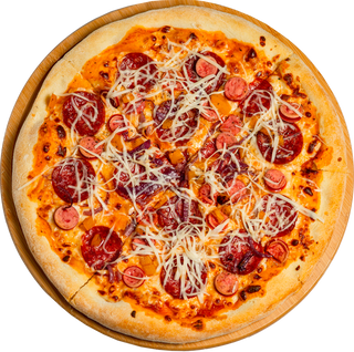 Пицца "Пепперони огненный щит"