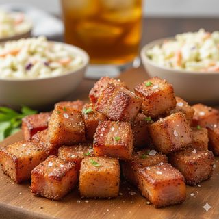 Кубчета хрупкав бекон