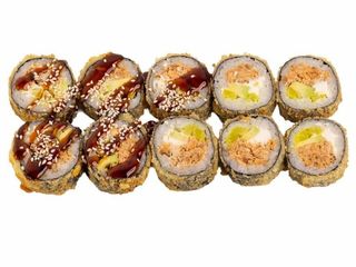 Roll Tempura z Pieczonym Łososiem (10 szt) HIT (320g)