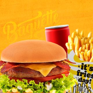 Menu Ultimate Beef bacon burger