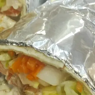 Kebab con queso 