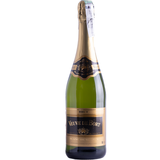 Ігристе Вино Veuve De Bort Blanc De Blancs, White Brut, 0.75л