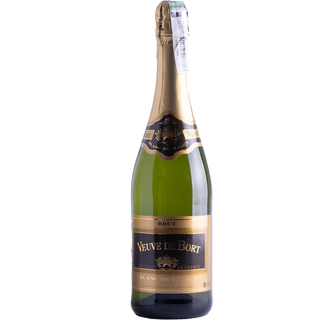 Ігристе Вино Veuve De Bort Blanc De Blancs, White Brut, 0.75л