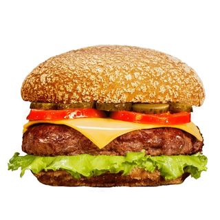 дабл чизбургер з яловичою котлетою 