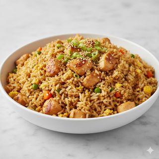 Arroz Frito Con Pollo