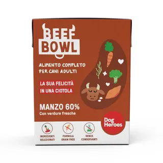 Dog Heroes Beef Bowl Dispensa 390g