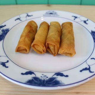 Mini crepes vegetarianos