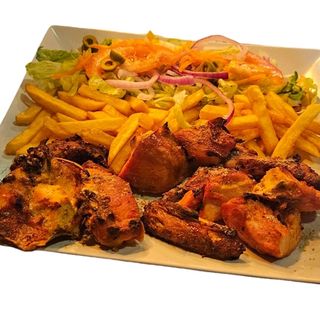 Plato de Pollo a la Brasa