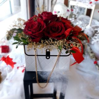 Flower Box Elegantna Torbica (bijela)