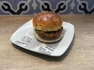 Panino con hamburger