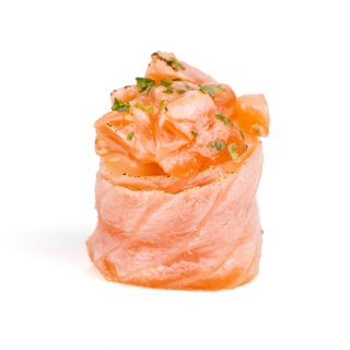 DY193. Gunkan salmon flambé 2 pezzi